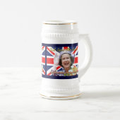 HM Queen Elizabeth II Diamond Jubilee Bierpul (Voorkant rechts)