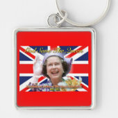HM Queen Elizabeth II Diamond Jubilee Sleutelhanger (Voorkant)