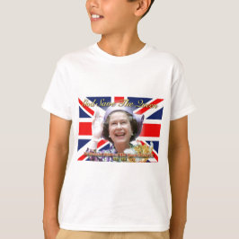 HM Queen Elizabeth II Diamond Jubilee T-shirt