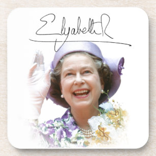 HM Queen Elizabeth II Drankjes Onderzetter