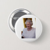 HM Queen Elizabeth II Dublin Ronde Button 5,7 Cm (Voorkant /achterkant)