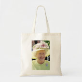 HM Queen Elizabeth II in Turquoise Pet Professiona Tote Bag (Voorkant)