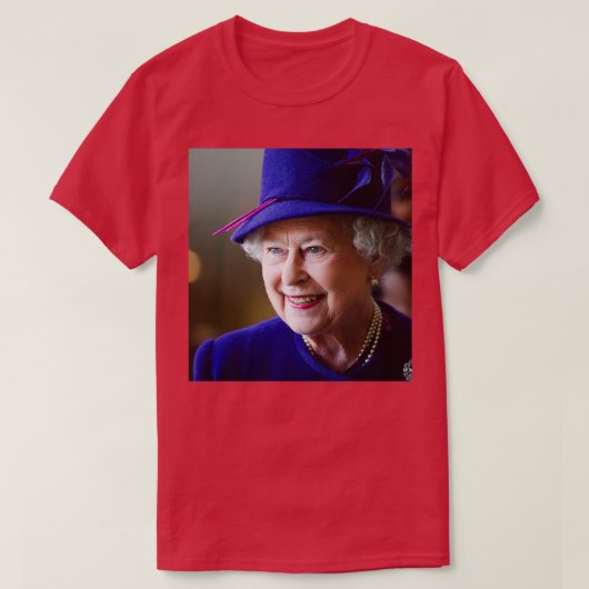 HM Queen Elizabeth II London Professional Photo HD T-shirt (Design voorkant)