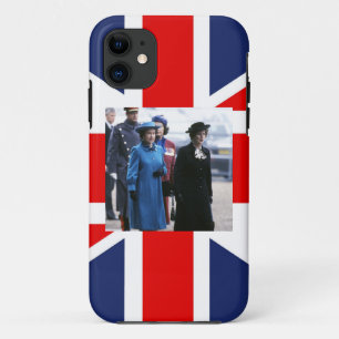 HM Queen Elizabeth II-Margaret Thatcher iPhone 11 Hoesje