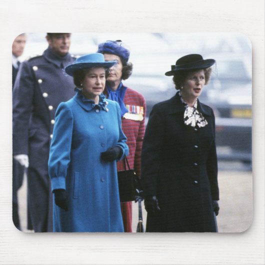 HM Queen Elizabeth II-Margaret Thatcher Muismat (Voorkant)