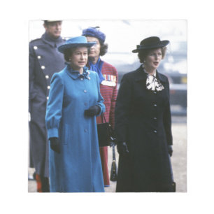 HM Queen Elizabeth II-Margaret Thatcher Notitieblok