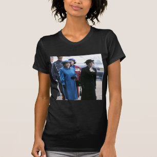 HM Queen Elizabeth II-Margaret Thatcher T-shirt