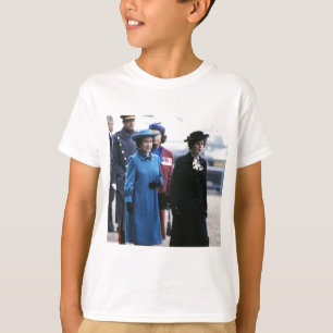 HM Queen Elizabeth II-Margaret Thatcher T-shirt