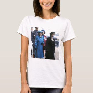 HM Queen Elizabeth II-Margaret Thatcher T-shirt