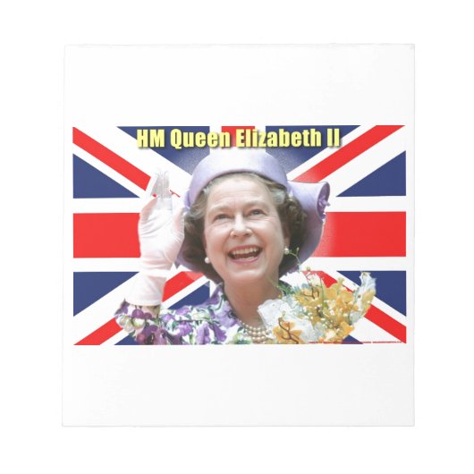 HM Queen Elizabeth II Notitieblok (Voorkant)
