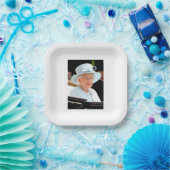 HM Queen Elizabeth II Paper Bord (Feest)