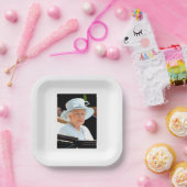HM Queen Elizabeth II Paper Bord (Feest)