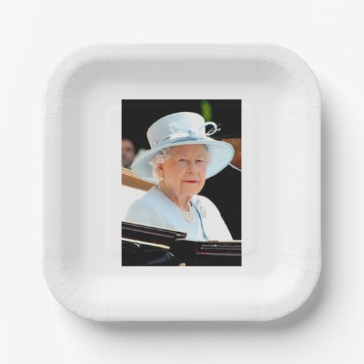 HM Queen Elizabeth II Paper Bord (Voorkant)