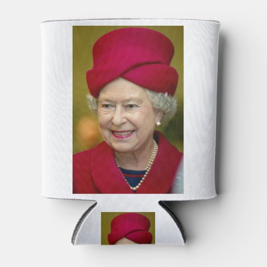 HM Queen Elizabeth II Platinum Jubilee Blikjeskoeler (Voorkant)