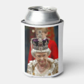 HM Queen Elizabeth II Platinum Jubilee Blikjeskoeler (Blikje Voorkant)