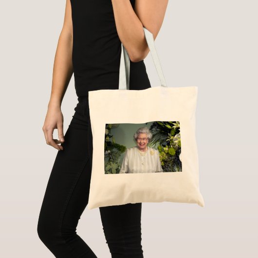 HM Queen Elizabeth II Platinum Jubilee Tote Bag (Voorkant (product))