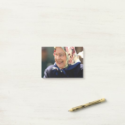 HM Queen Elizabeth II Post-it® Notes (Op bureau)