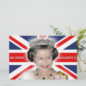 HM Queen Elizabeth II - Pro foto Briefpapier (Staand voorkant)