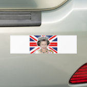 HM Queen Elizabeth II - Pro foto Bumpersticker (Op auto)