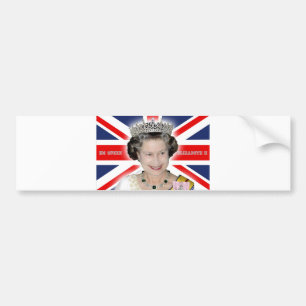 HM Queen Elizabeth II - Pro foto Bumpersticker