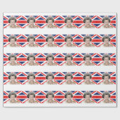 HM Queen Elizabeth II - Pro foto Cadeaupapier (Vlak)