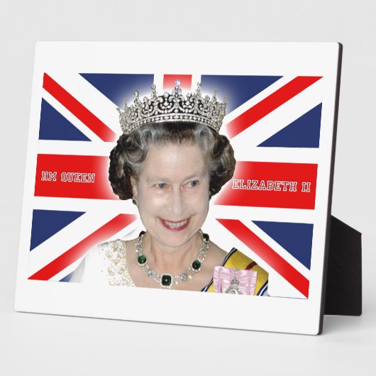 HM Queen Elizabeth II - Pro foto Fotoplaat (Zijkant)