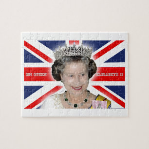 HM Queen Elizabeth II - Pro foto Legpuzzel