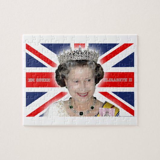 HM Queen Elizabeth II - Pro foto Legpuzzel (Horizontaal)