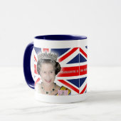 HM Queen Elizabeth II - Pro foto Mok (Voorkant links)