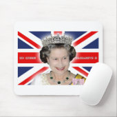 HM Queen Elizabeth II - Pro foto Muismat (Met muis)