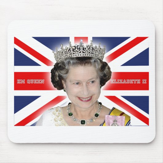 HM Queen Elizabeth II - Pro foto Muismat (Voorkant)