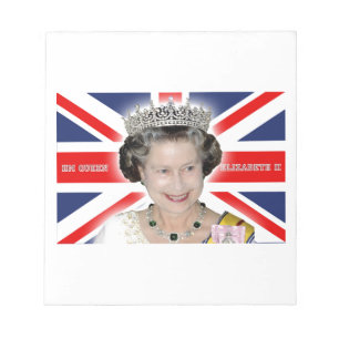 HM Queen Elizabeth II - Pro foto Notitieblok