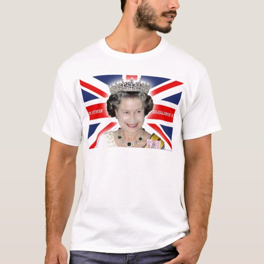 HM Queen Elizabeth II - Pro foto T-shirt (Voorkant)
