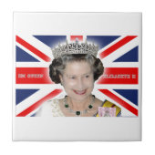 HM Queen Elizabeth II - Pro foto Tegeltje (Voorkant)
