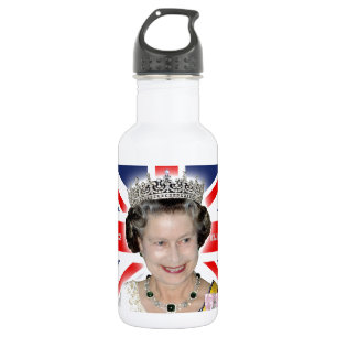 HM Queen Elizabeth II - Pro foto Waterfles