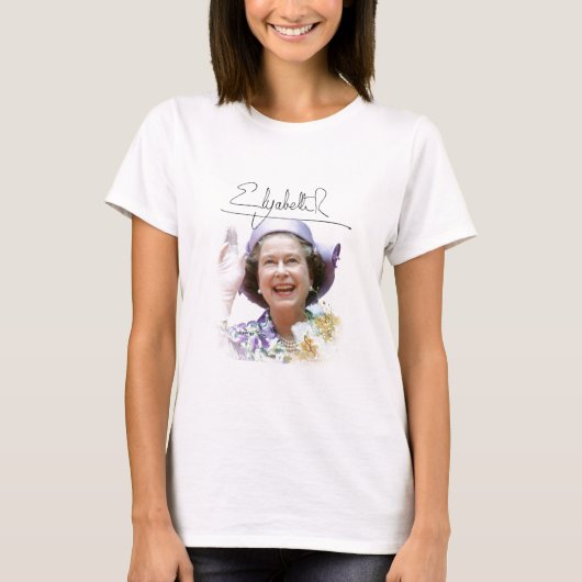 HM Queen Elizabeth II T-shirt (Voorkant)