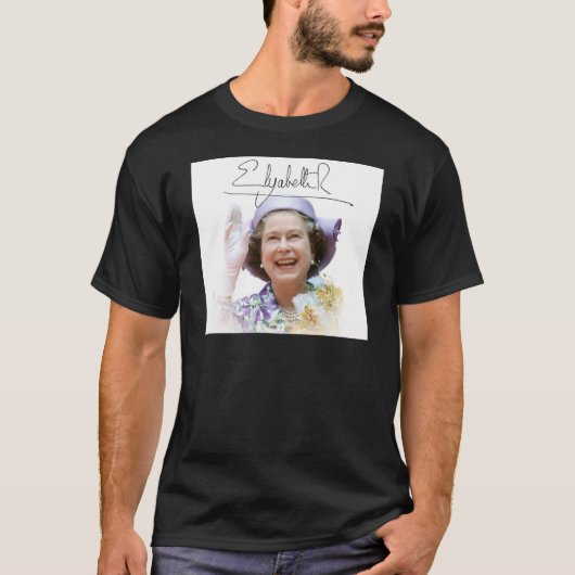 HM Queen Elizabeth II T-shirt (Voorkant)