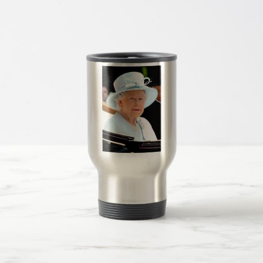 HM Queen Elizabeth II Travel Mug Reisbeker (Center)