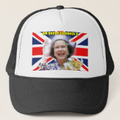 HM Queen Elizabeth II Trucker Pet (Voorkant)