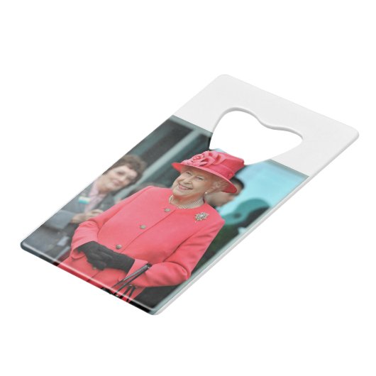 HM Queen Elizabeth II Warrington 2012 Professional Creditkaart Flessenopener (Achterkant Gekanteld)