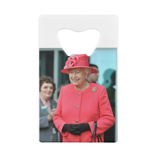 HM Queen Elizabeth II Warrington 2012 Professional Creditkaart Flessenopener (Achterkant)