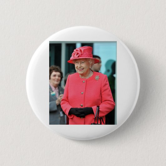 HM Queen Elizabeth II Warrington 2012 Professional Ronde Button 5,7 Cm (Voorkant)