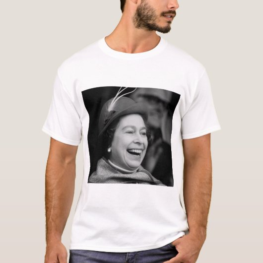 HM Queen Elizabeth II Windsor 1972 Professional Ph T-shirt (Voorkant)