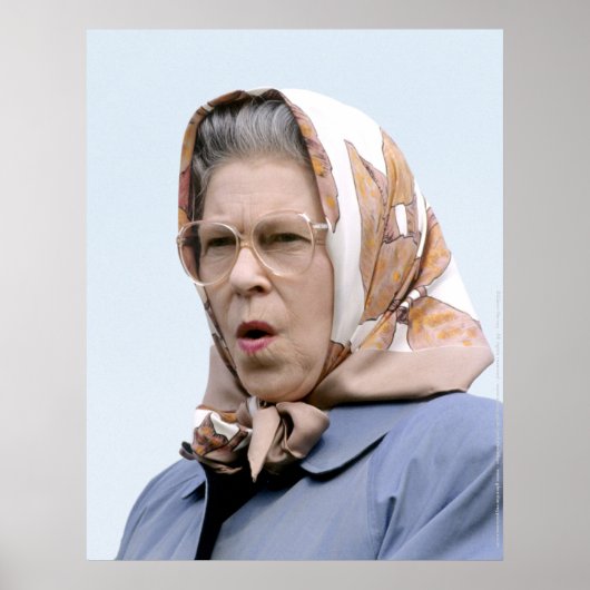 HM Queen Elizabeth II Windsor 1990 Poster (Voorkant)