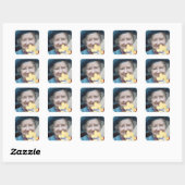 HM Queen Elizabeth, The Queen Moeder 1984 Vierkante Sticker (Vel)