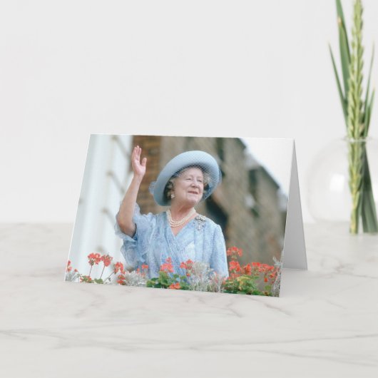 HM Queen Elizabeth, The Queen Moeder 1985 Kaart (Voorkant)