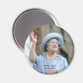 HM Queen Elizabeth, The Queen Moeder 1985 Magneet (Voorkant / Achterkant)