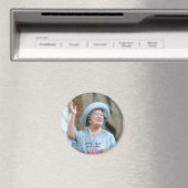 HM Queen Elizabeth, The Queen Moeder 1985 Magneet (Insitu (Vaatwasser))