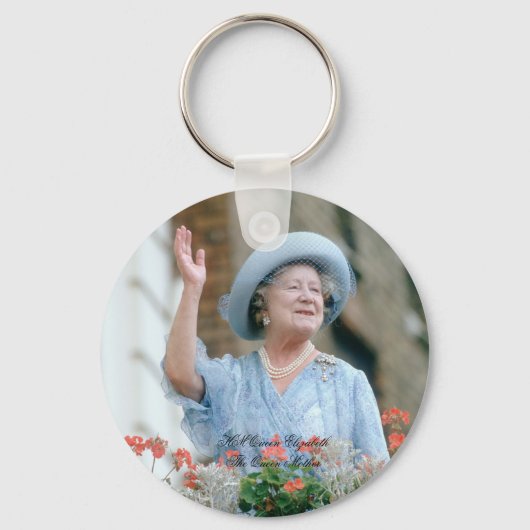 HM Queen Elizabeth, The Queen Moeder 1985 Sleutelhanger (Voorkant)