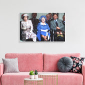 HM Queen Elizabeth, The Queen Moeder 1988 Canvas Afdruk (Insitu (Woonkamer))